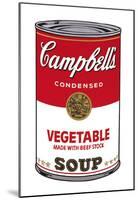 Campbell's Soup I: Vegetable, c.1968-Andy Warhol-Mounted Art Print