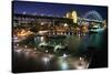 Campbells Cove and Sydney Harbour Bridge-W. Perry Conway-Stretched Canvas