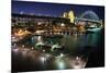 Campbells Cove and Sydney Harbour Bridge-W. Perry Conway-Mounted Photographic Print