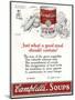 Campbells Soup Ad-null-Mounted Photographic Print