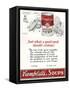 Campbells Soup Ad-null-Framed Stretched Canvas