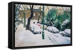 Campden Hill Square, 1996-Jeanne Maze-Framed Stretched Canvas