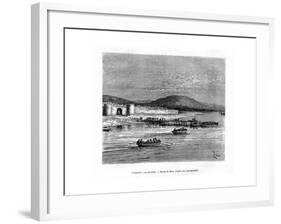 Campeche, Yucatán, Mexico, 19th Century-Edouard Riou-Framed Giclee Print