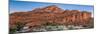 Camper at Red Cliff Campground, Red Cliffs Recreation Area, St. George, Utah, USA-null-Mounted Photographic Print