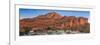 Camper at Red Cliff Campground, Red Cliffs Recreation Area, St. George, Utah, USA-null-Framed Photographic Print