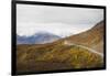 Camper buses driving into the heart of Denali National Park, Alaska, United States of America, Nort-JIA JIAHE-Framed Photographic Print