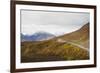 Camper buses driving into the heart of Denali National Park, Alaska, United States of America, Nort-JIA JIAHE-Framed Photographic Print