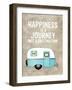 Camper Happiness Is Journey-Amy Brinkman-Framed Art Print