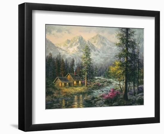 Camper's Cabin-Nicky Boehme-Framed Giclee Print