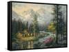 Camper's Cabin-Nicky Boehme-Framed Stretched Canvas