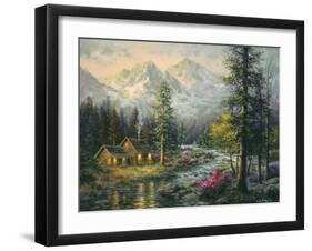 Camper's Cabin-Nicky Boehme-Framed Giclee Print