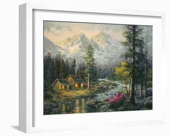 Camper's Cabin-Nicky Boehme-Framed Giclee Print