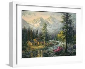 Camper's Cabin-Nicky Boehme-Framed Giclee Print