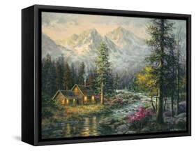 Camper's Cabin-Nicky Boehme-Framed Stretched Canvas