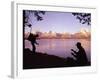 Campers at Jackson Lake in Grand Teton National Park-Ralph Crane-Framed Photographic Print