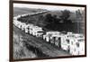 Campers Waiting in Line for Campvention-null-Framed Photographic Print