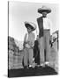 Campesino and Son, State of Veracruz, Mexico, 1927-Tina Modotti-Stretched Canvas