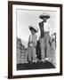 Campesino and Son, State of Veracruz, Mexico, 1927-Tina Modotti-Framed Giclee Print