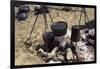 Campfire Cooking at a Confederate Encampment Living History Demonstration, Shiloh, Tennessee-null-Framed Giclee Print