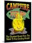 Campfire Fish Fry-Mark Frost-Mounted Giclee Print