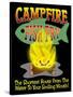 Campfire Fish Fry-Mark Frost-Stretched Canvas