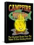 Campfire Fish Fry-Mark Frost-Framed Stretched Canvas