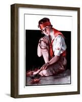 "Campfire Girl,"July 26, 1924-Pearl L. Hill-Framed Giclee Print