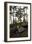 Campfire, shore, Lelång, Dalsland, Sweden-Andrea Lang-Framed Photographic Print