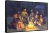 Campfire Stories, 2003-Colin Bootman-Framed Stretched Canvas