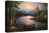 Campfire Stories-Chuck Black-Stretched Canvas