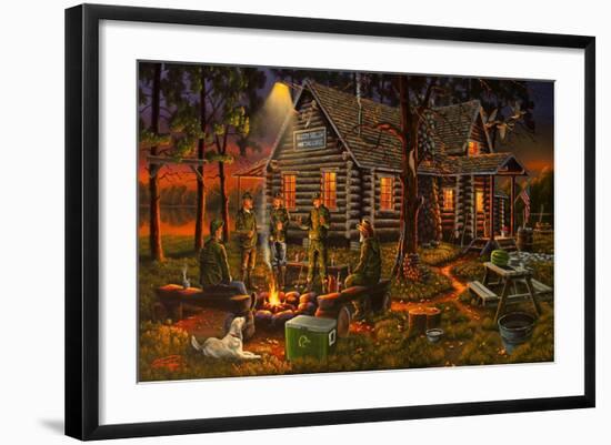 Campfire Tales-Geno Peoples-Framed Giclee Print