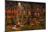 Campfire Tales-Geno Peoples-Mounted Giclee Print