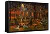 Campfire Tales-Geno Peoples-Framed Stretched Canvas