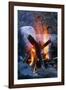 Campfire-Alan Sirulnikoff-Framed Premium Photographic Print