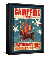 Campfire-Cory Steffen-Framed Stretched Canvas