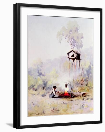 Campfire-Sidney Laurence-Framed Premium Giclee Print