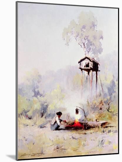 Campfire-Sidney Laurence-Mounted Giclee Print