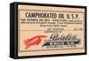 Camphorated Oil U.S.P.-null-Framed Stretched Canvas