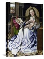 Campin, Robert, (School) the Virgin and Child before a Firescreen Tempera and Oil on Wood C. 1440 N-Robert Campin-Stretched Canvas