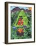 Camping Adventure-Wolf Heart Illustrations-Framed Giclee Print