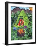 Camping Adventure-Wolf Heart Illustrations-Framed Giclee Print