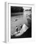 Camping and Canoeing-null-Framed Photographic Print