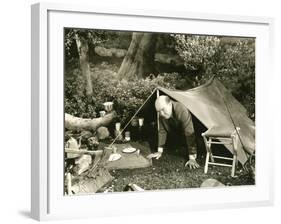 Camping Anxiety-null-Framed Photo