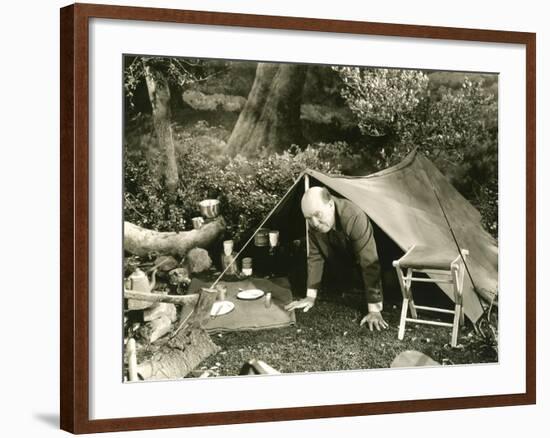 Camping Anxiety-null-Framed Photo