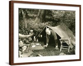 Camping Anxiety-null-Framed Photo