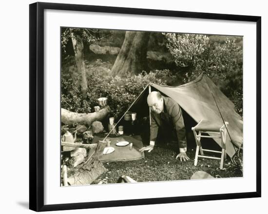 Camping Anxiety-null-Framed Photo