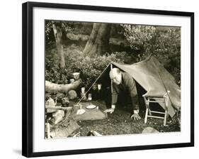 Camping Anxiety-null-Framed Photo