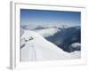 Camping at 4000M, Above Chamonix Valley, Mont Blanc, Chamonix, French Alps, France, Europe-Christian Kober-Framed Photographic Print