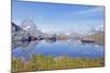 Camping at a Lake Near the Matterhorn, 4478M, Zermatt, Valais, Swiss Alps, Switzerland, Europe-Christian Kober-Mounted Photographic Print