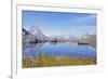 Camping at a Lake Near the Matterhorn, 4478M, Zermatt, Valais, Swiss Alps, Switzerland, Europe-Christian Kober-Framed Photographic Print